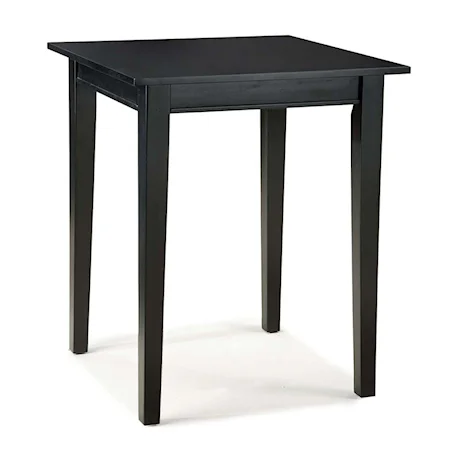 Square Top Counter Height Bistro Table